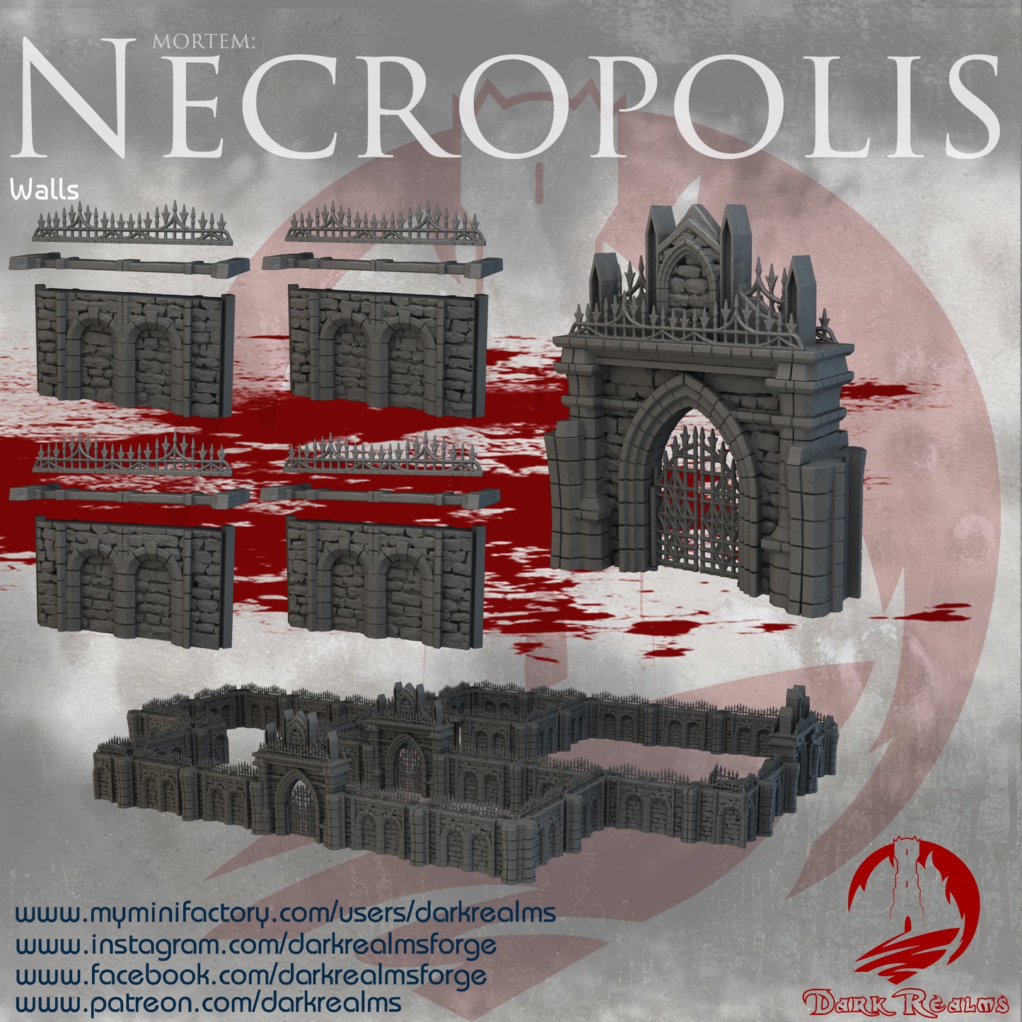 Necropolis walls kit